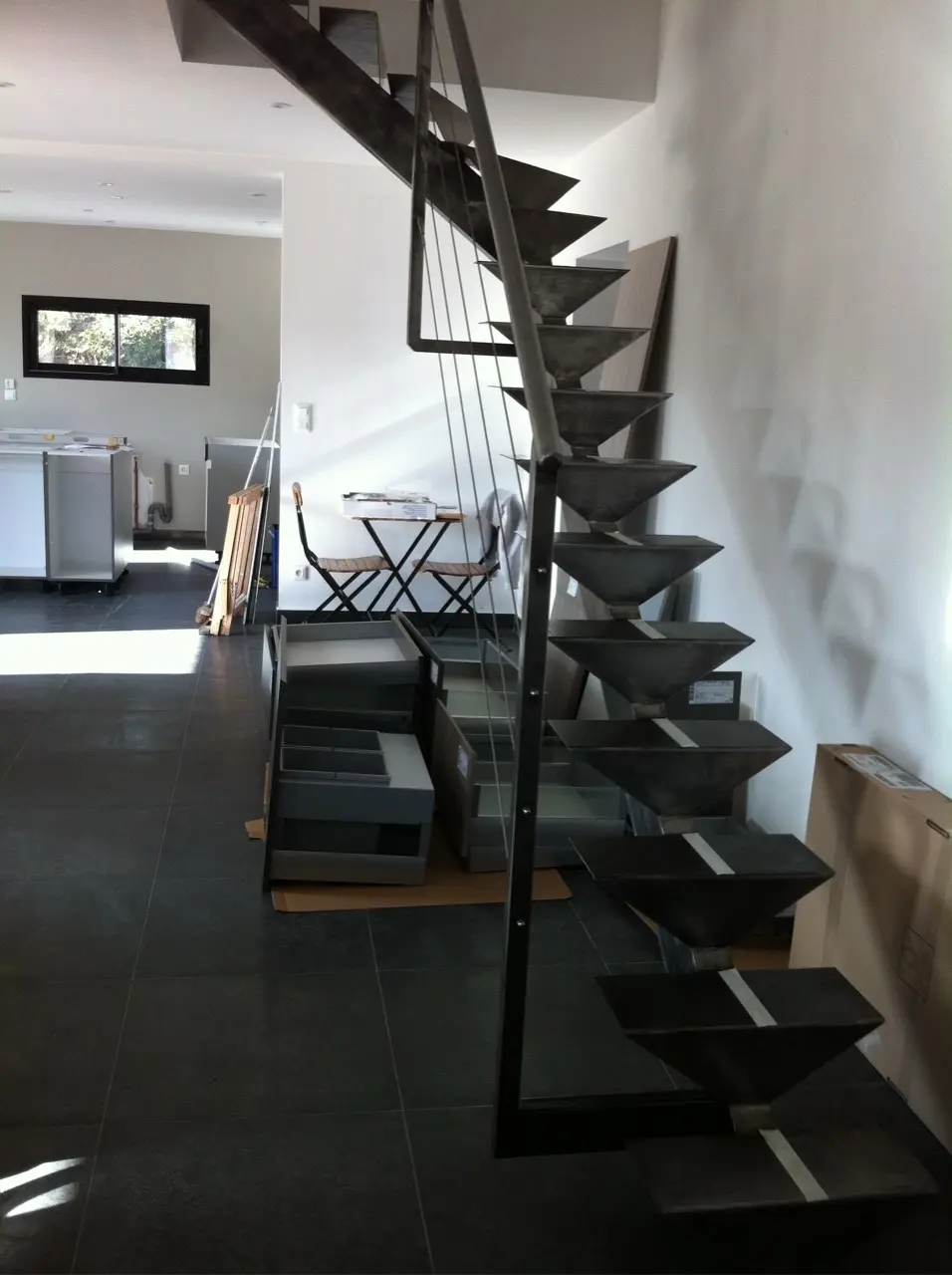 Réalisation escalier Steelwood- aubagne Réalisation escalier Steelwood