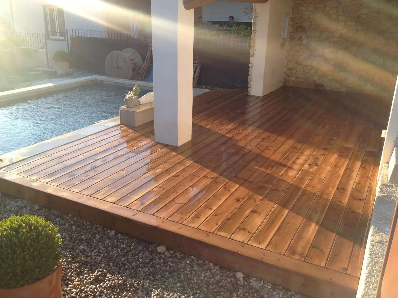 Réalisation terrasse Steelwood Réalisation terrasse Steelwood