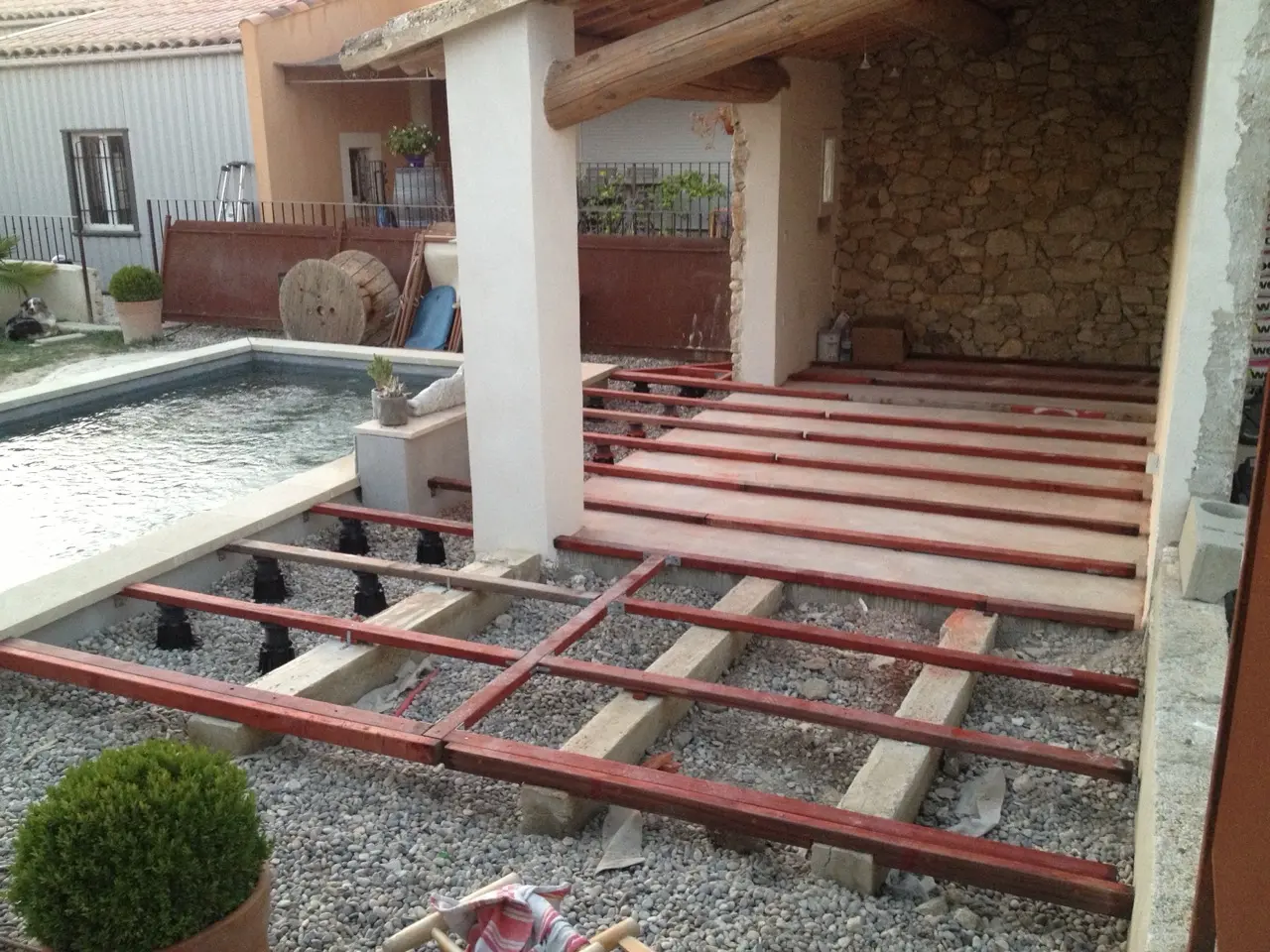 Réalisation plancher piscine- aubagne-cassis-aix en provence Réalisation plancher piscine